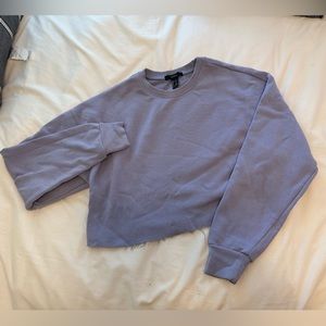 Cropped Crewneck Sweatshirt